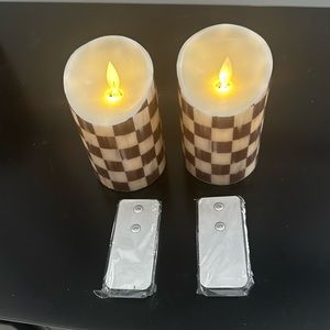 (2) unused Mackenzie-Childs Candles